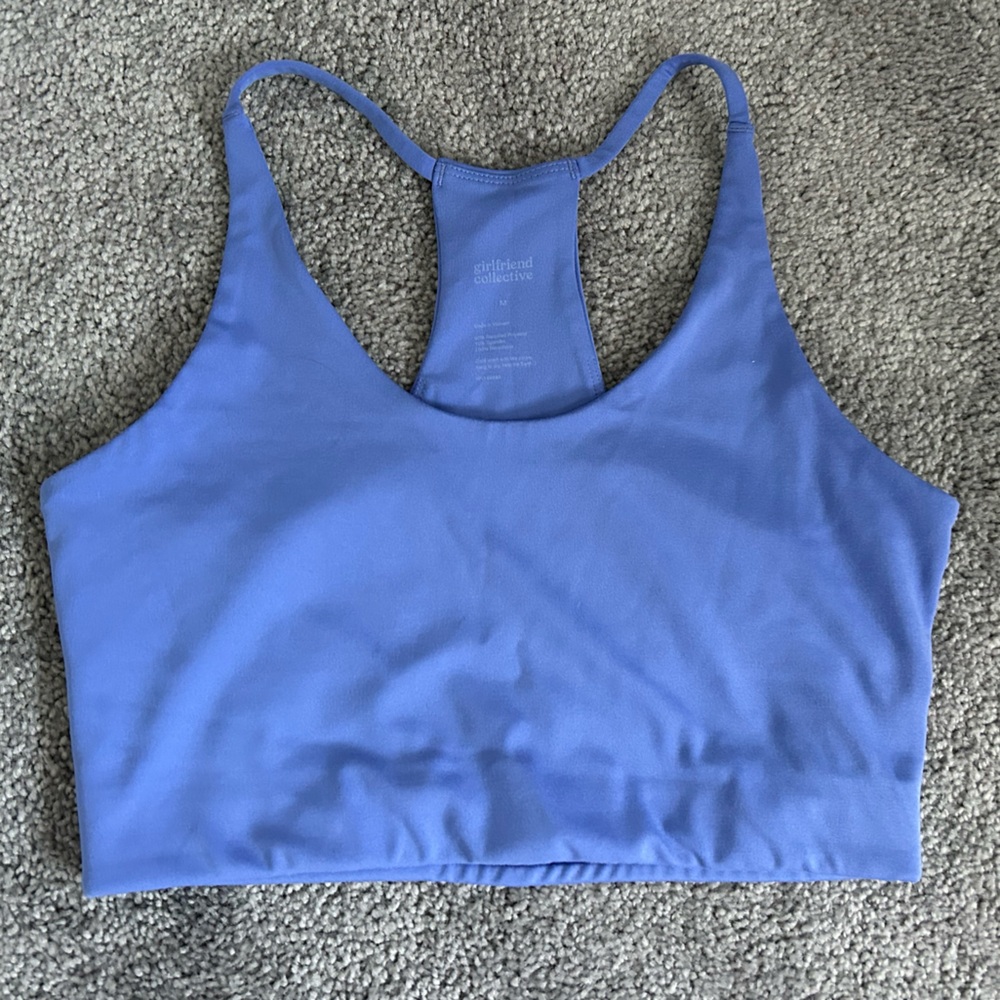 Girlfriend Collective Cleo halter sports bra